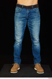 Anatoly blue jeans brown shoes leg lower body 0001.jpg